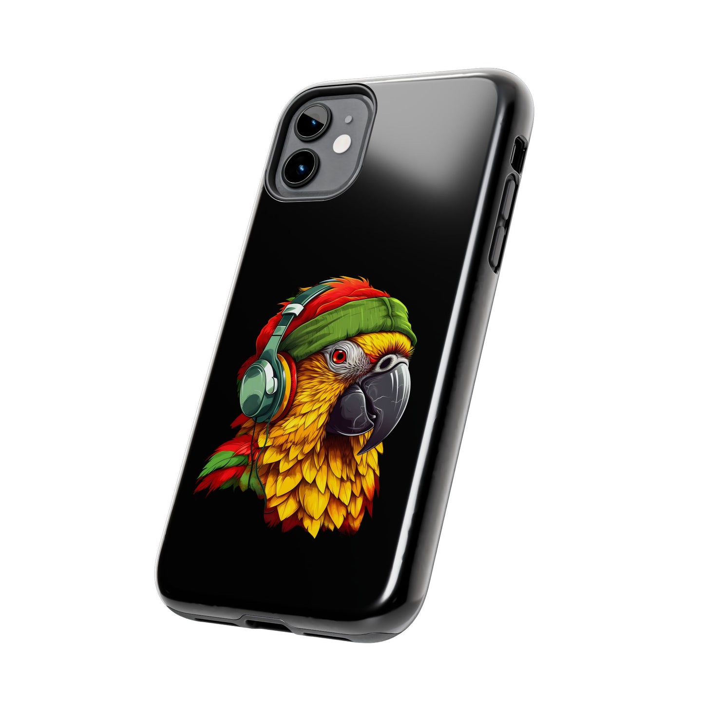 Reggae Parrot Tough iPhone Case