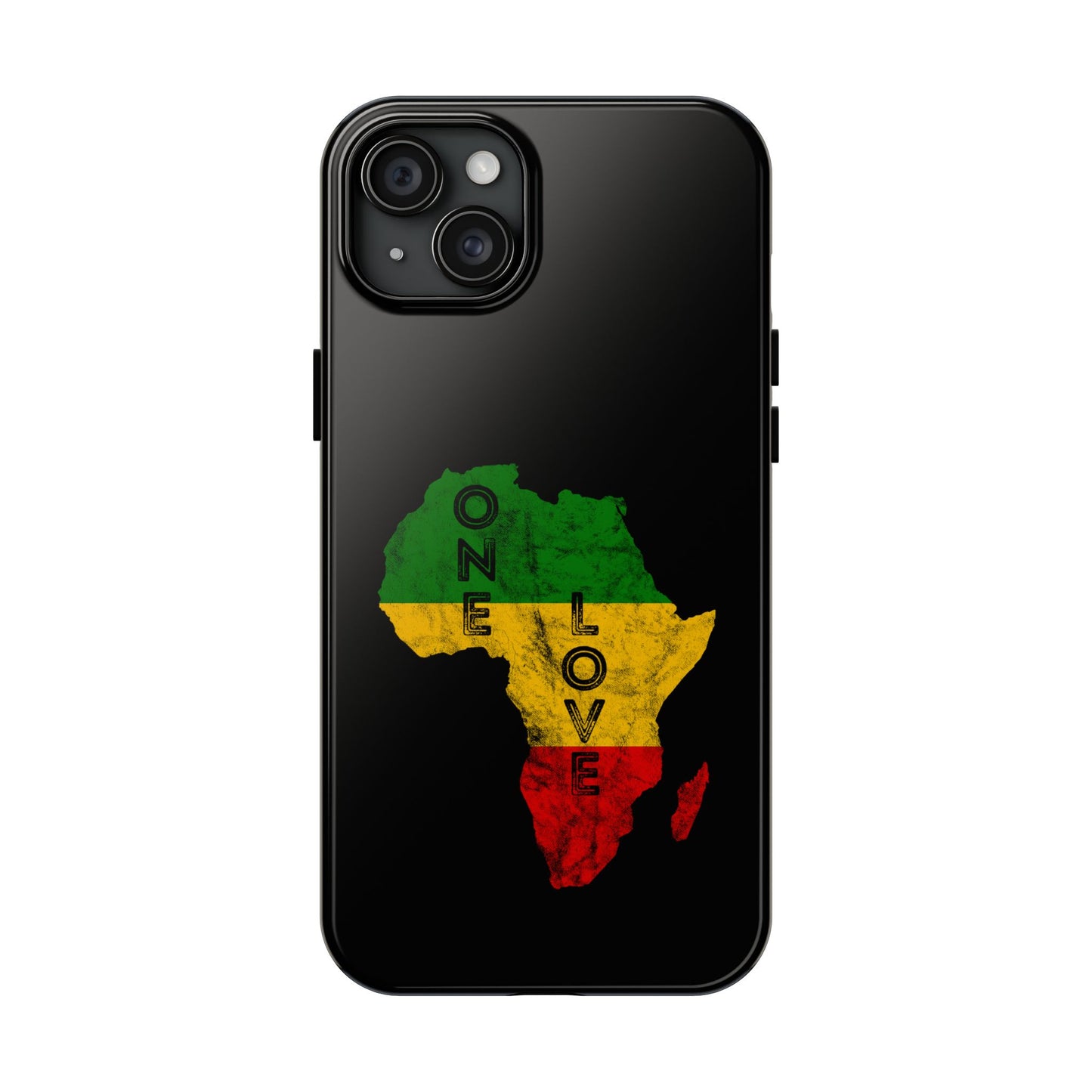 Reggae Africa Map Tough iPhone Case