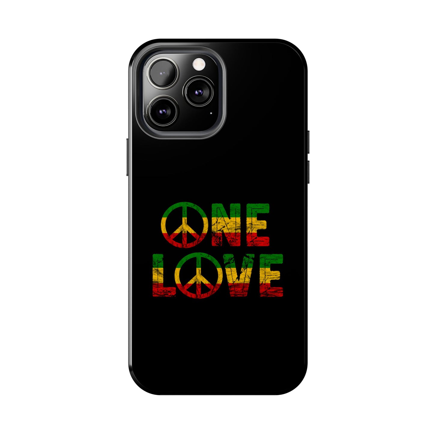 Reggae One Peace Love Tough iPhone Case