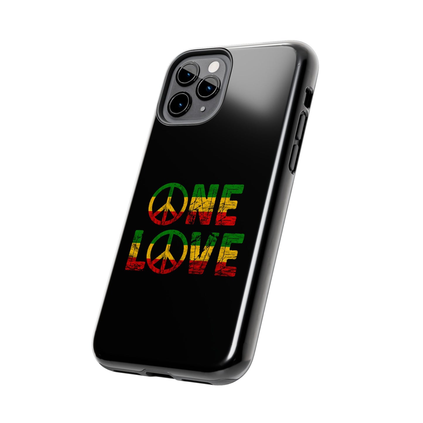 Reggae One Peace Love Tough iPhone Case