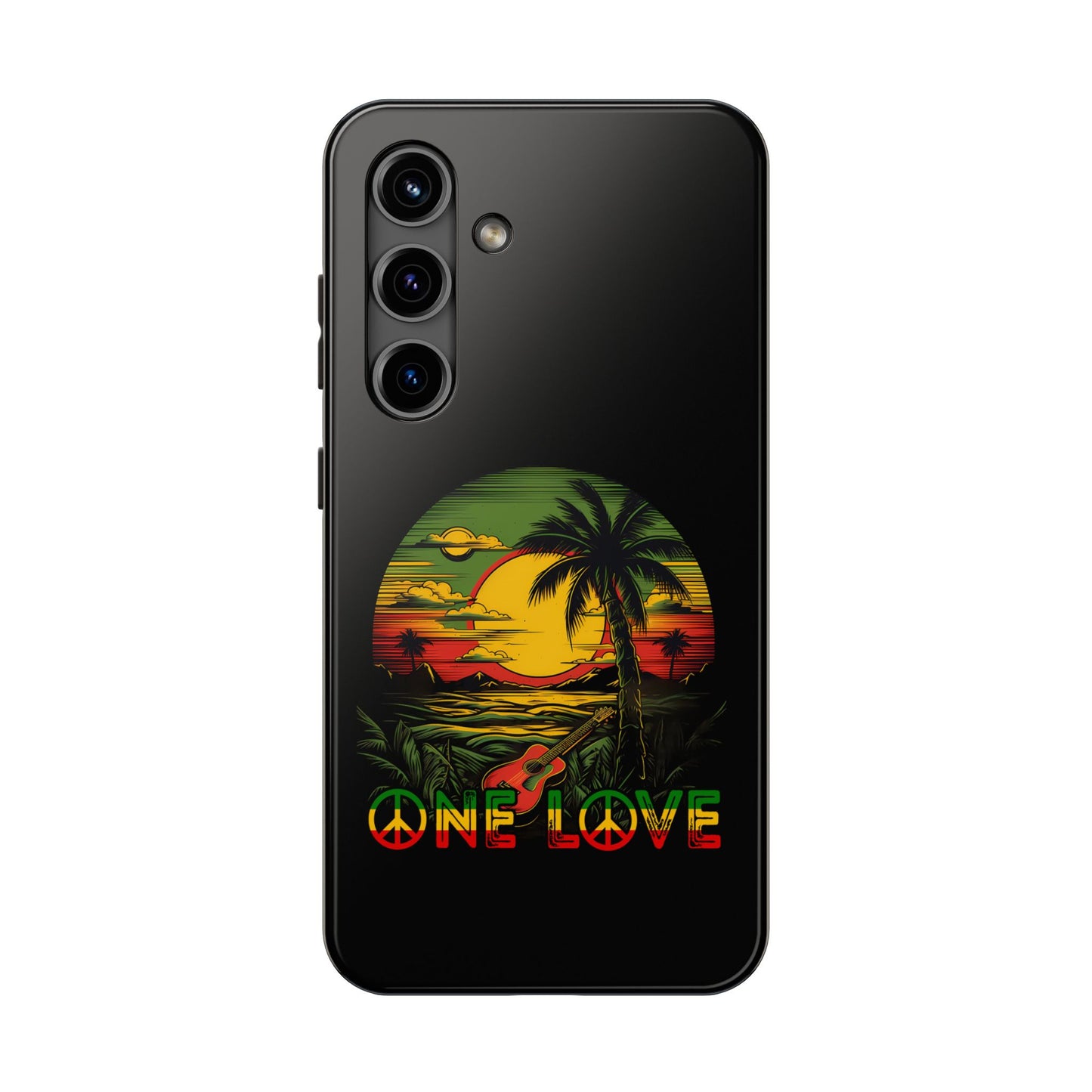 Reggae Sunset Guitar Tough Samsung Galaxy Phone Case