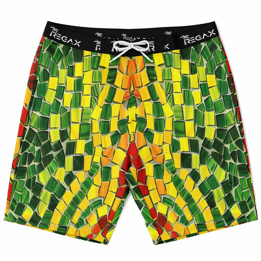 Reggae Mosaic Swim Shorts