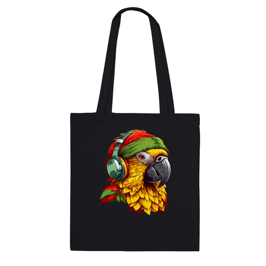 Reggae Parrot Tote Bag