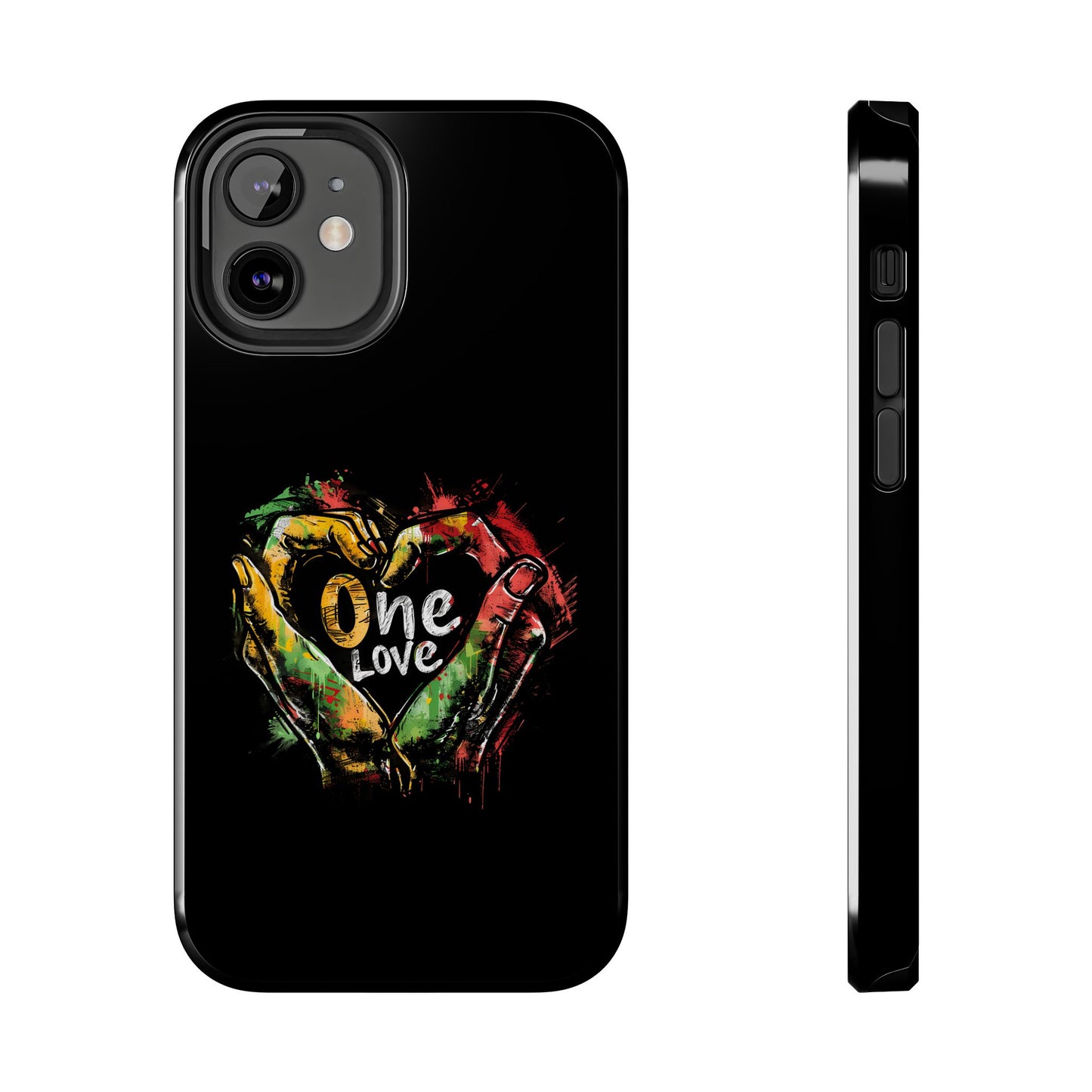 Reggae Hand Heart Tough iPhone Case