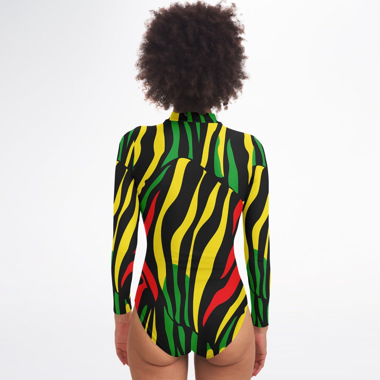 Reggae Zebra Bodysuit Long Sleeve