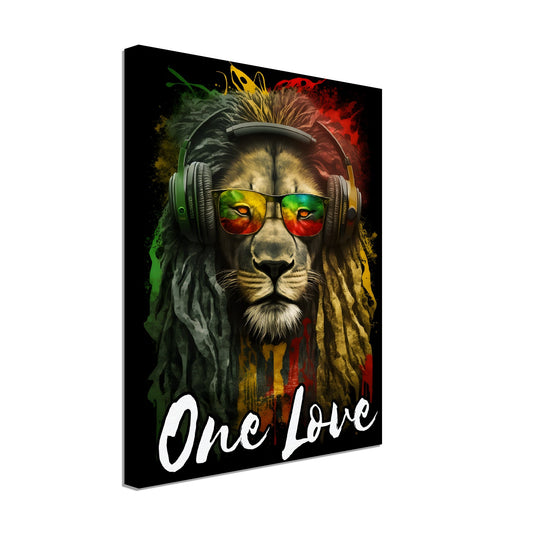 Reggae Music Lion One Love Canva