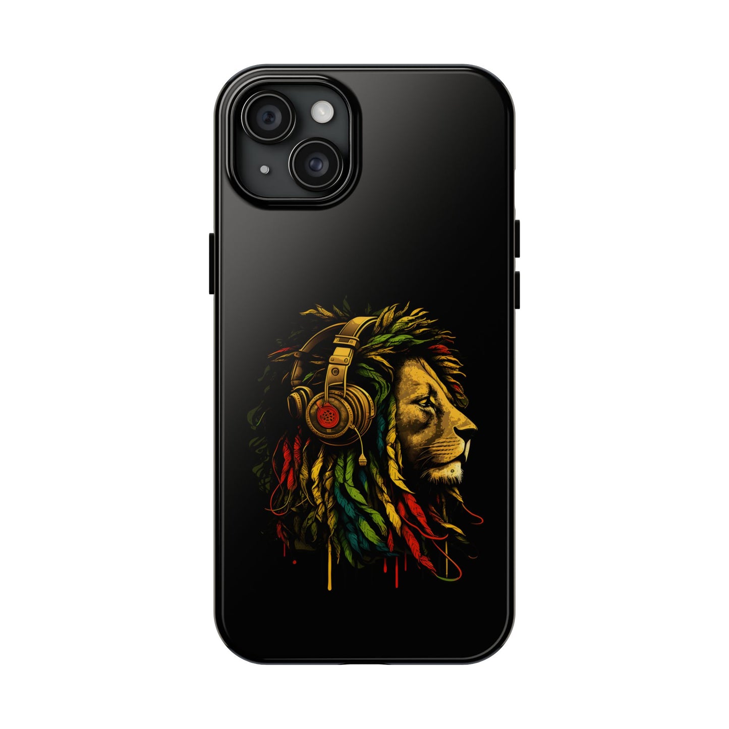 Rasta Reggae Lion Tough iPhone Case