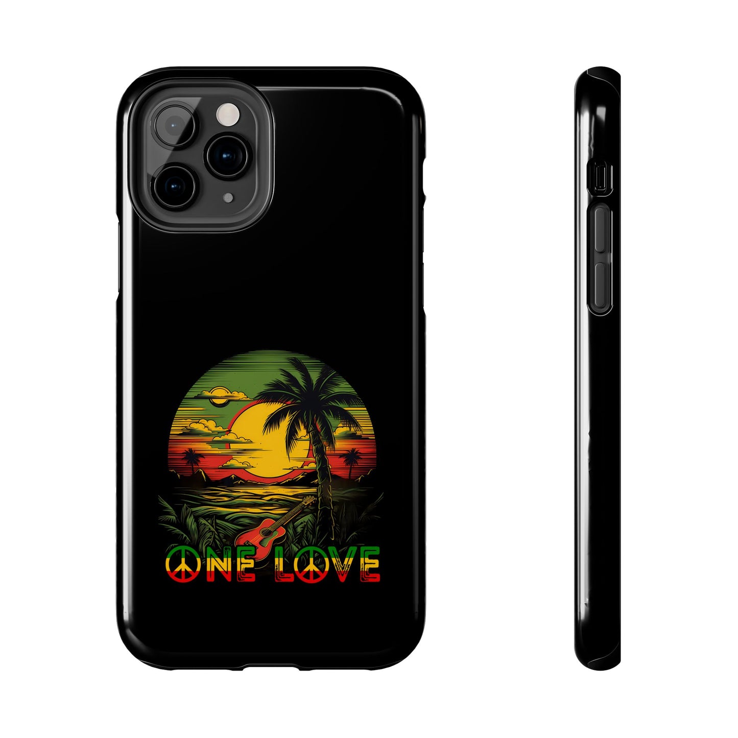 Reggae Sunset Guitar Tough iPhone Case