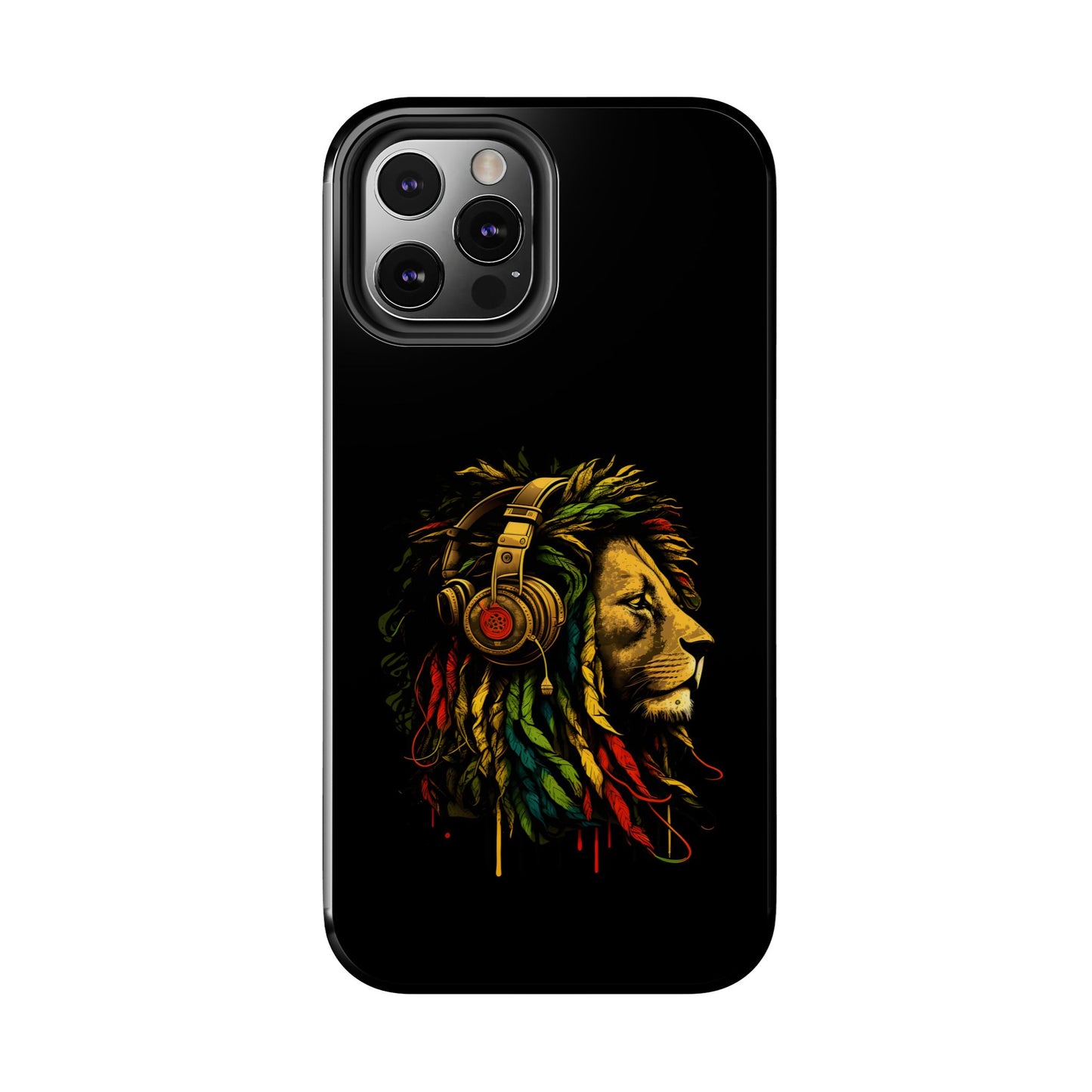 Rasta Reggae Lion Tough iPhone Case