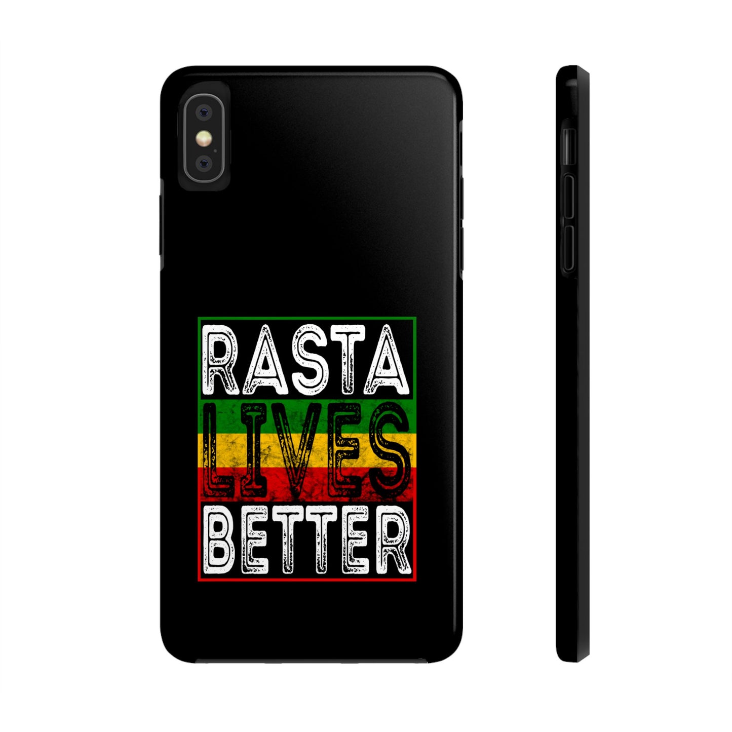 Rasta Lives Better Tough iPhone Case