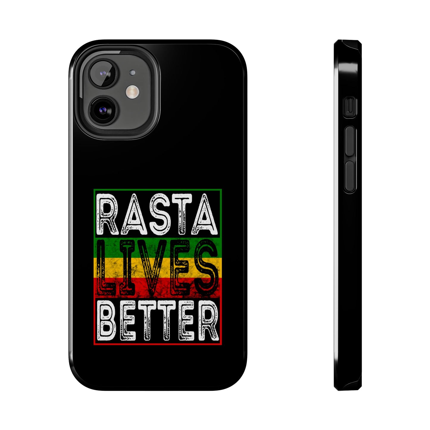 Rasta Lives Better Tough iPhone Case