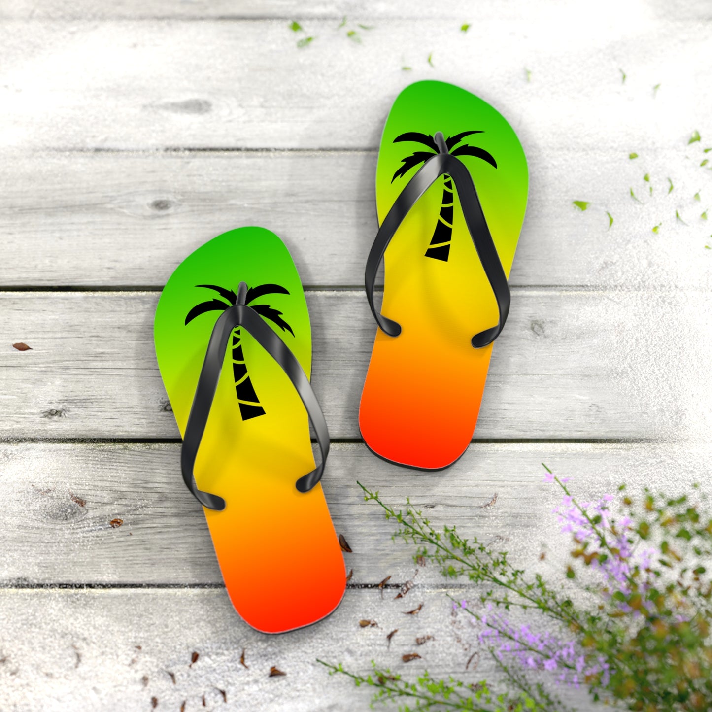 Reggae Palms Flip Flops