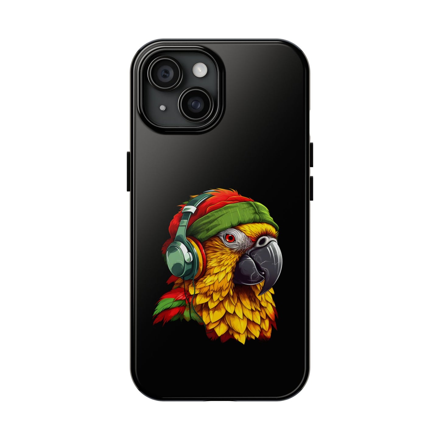 Reggae Parrot Tough iPhone Case