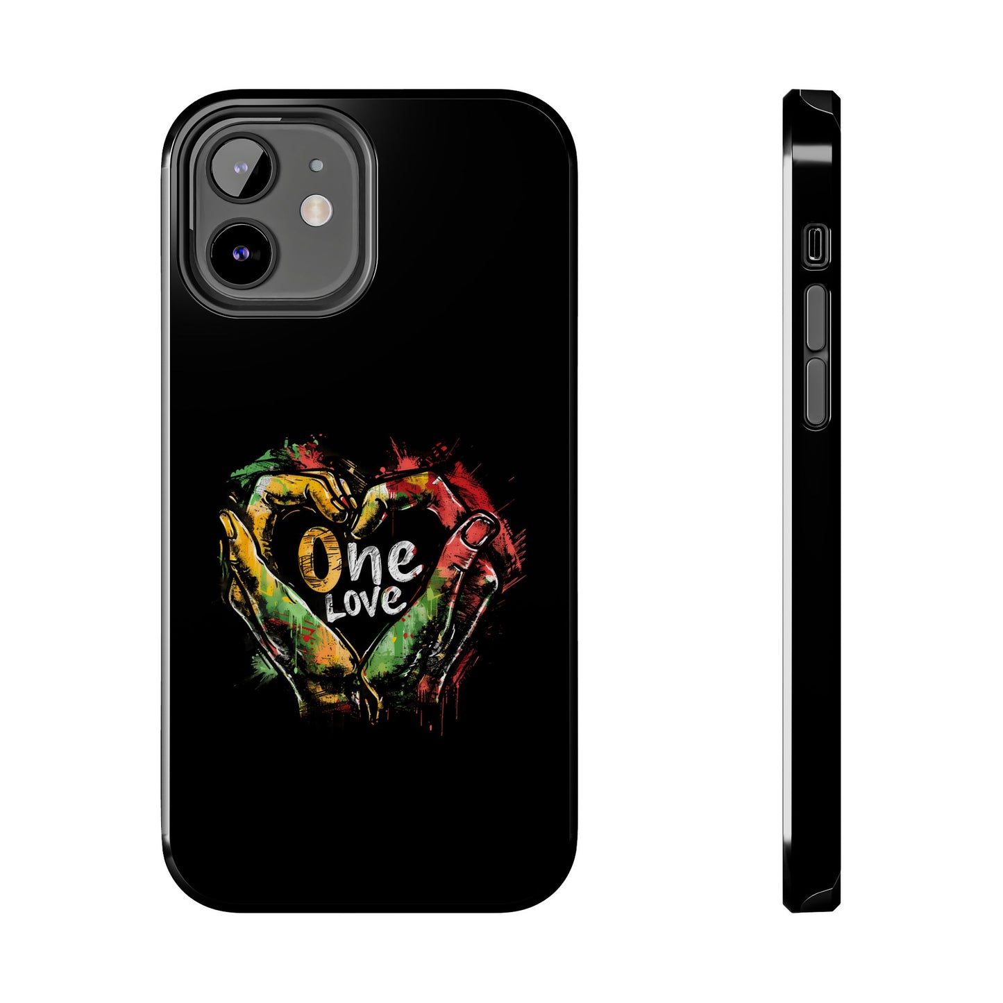 Reggae Hand Heart Tough iPhone Case