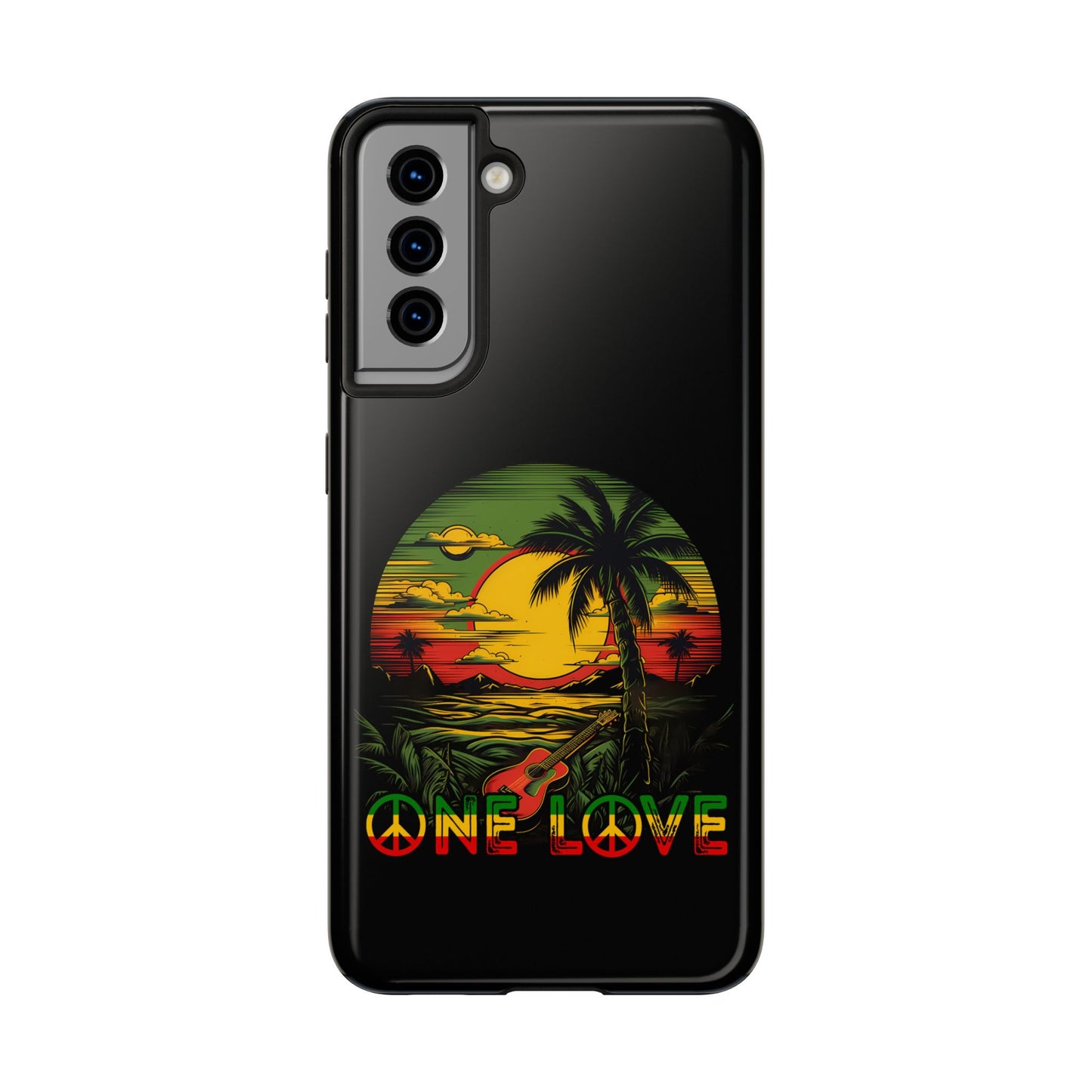 Reggae Sunset Guitar Tough Samsung Galaxy Phone Case