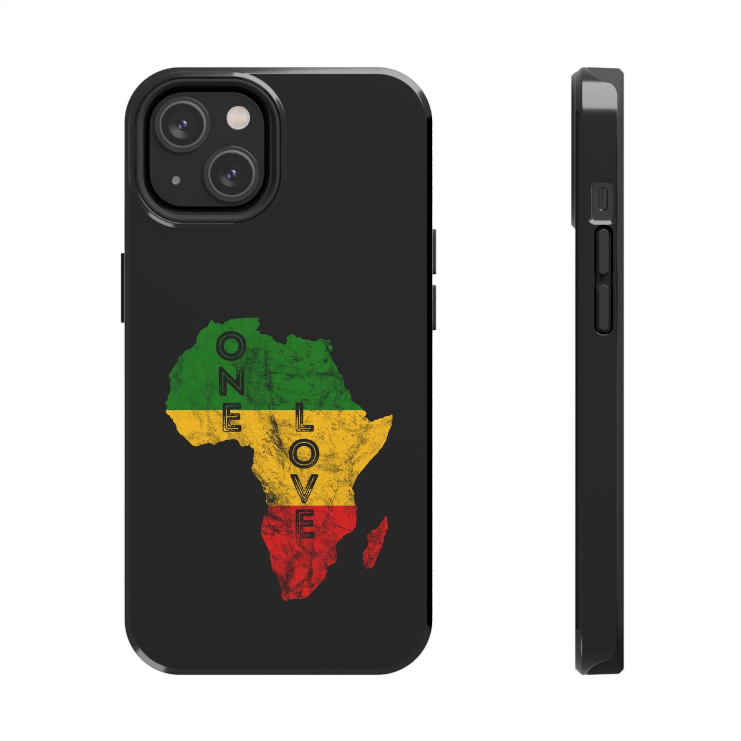 Reggae Africa Map Tough iPhone Case