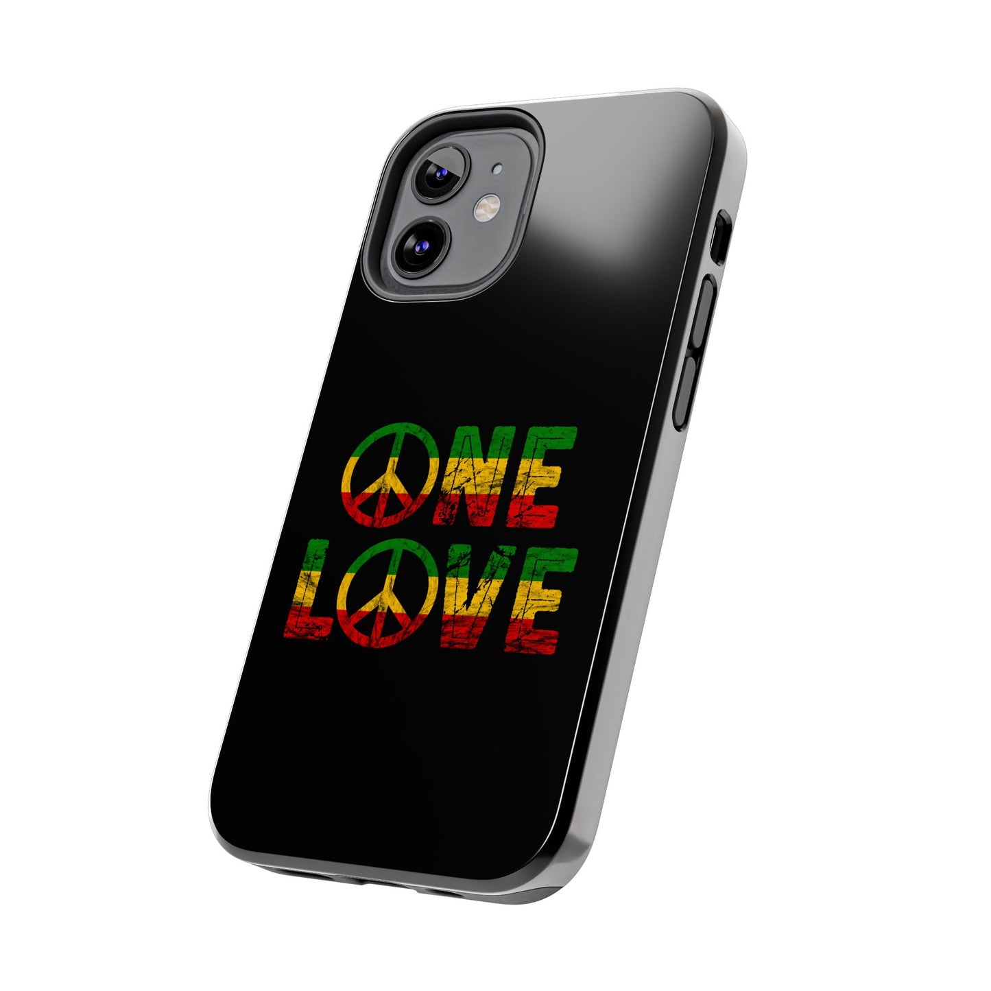 Reggae One Peace Love Tough iPhone Case