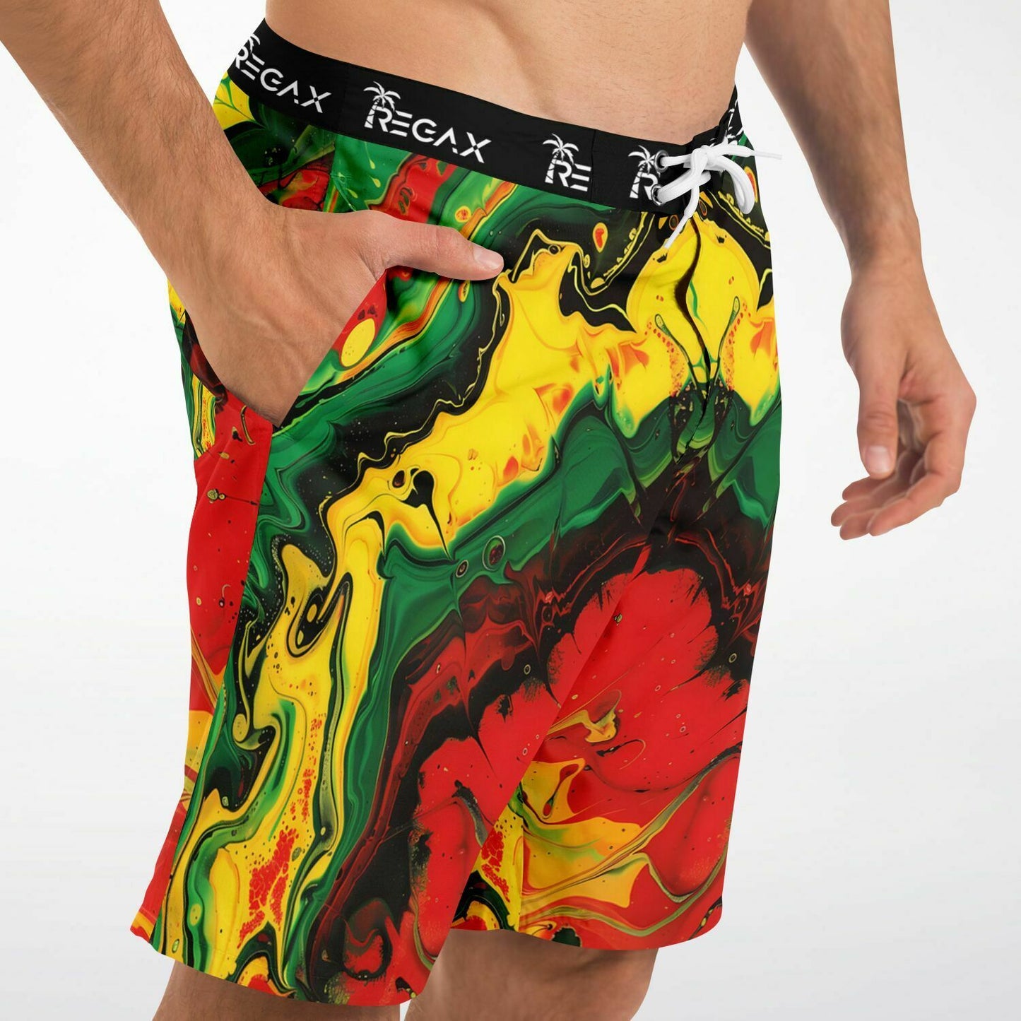 Reggae Art Swim Shorts