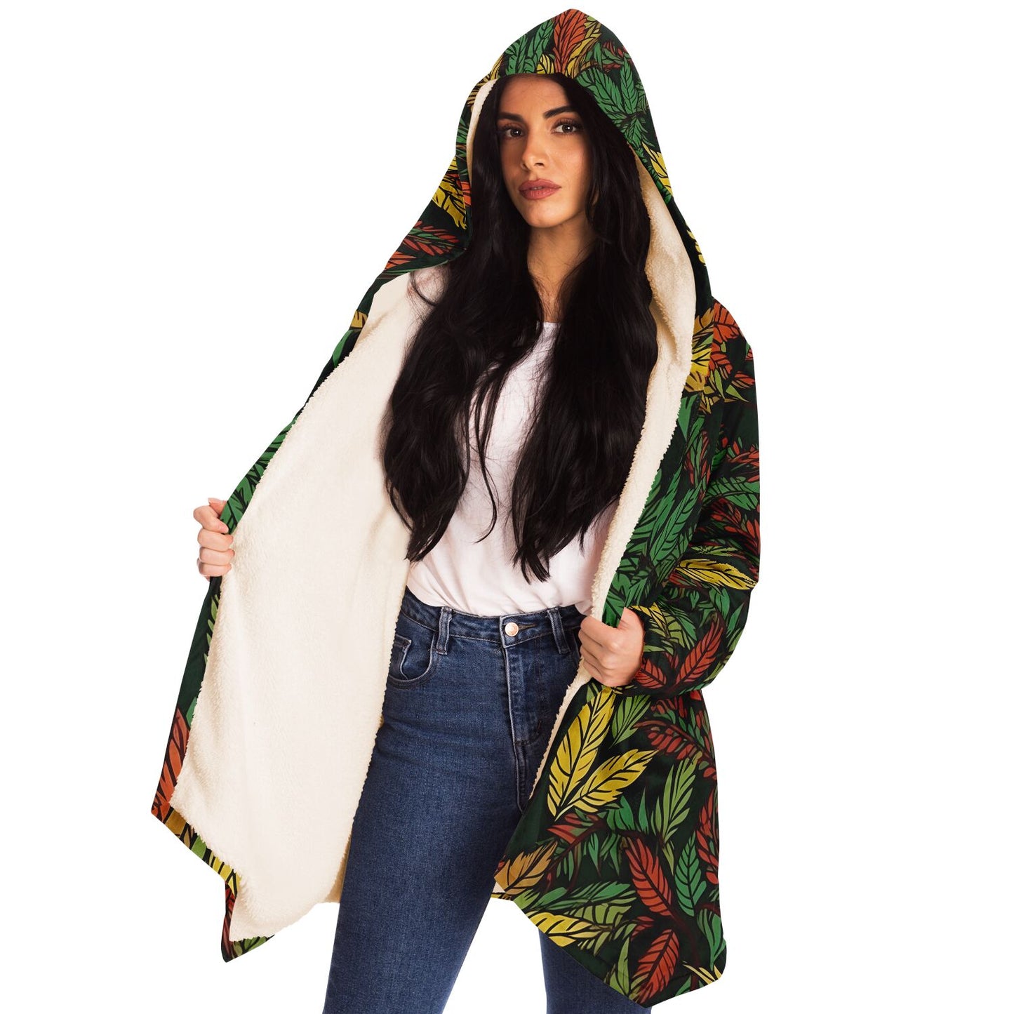 Reggae Plants Microfleece Unisex Cloak