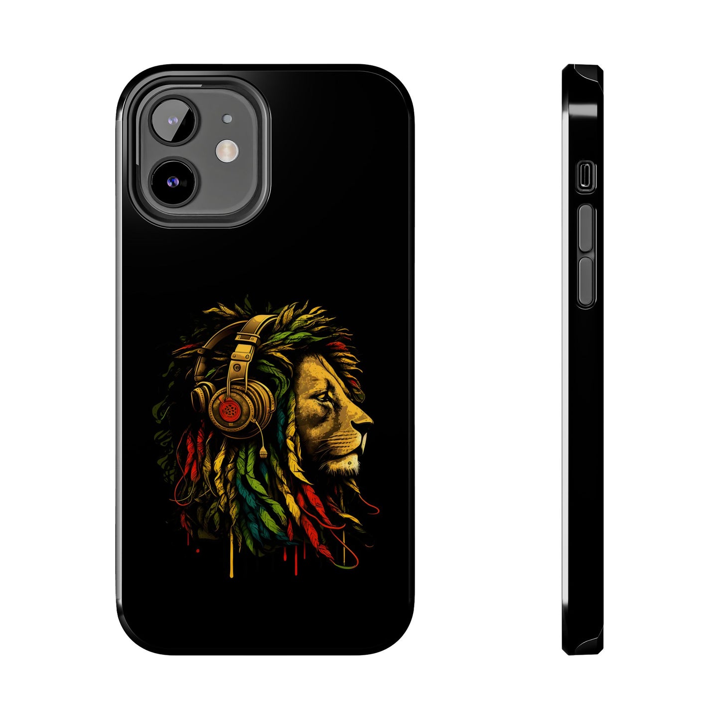 Rasta Reggae Lion Tough iPhone Case