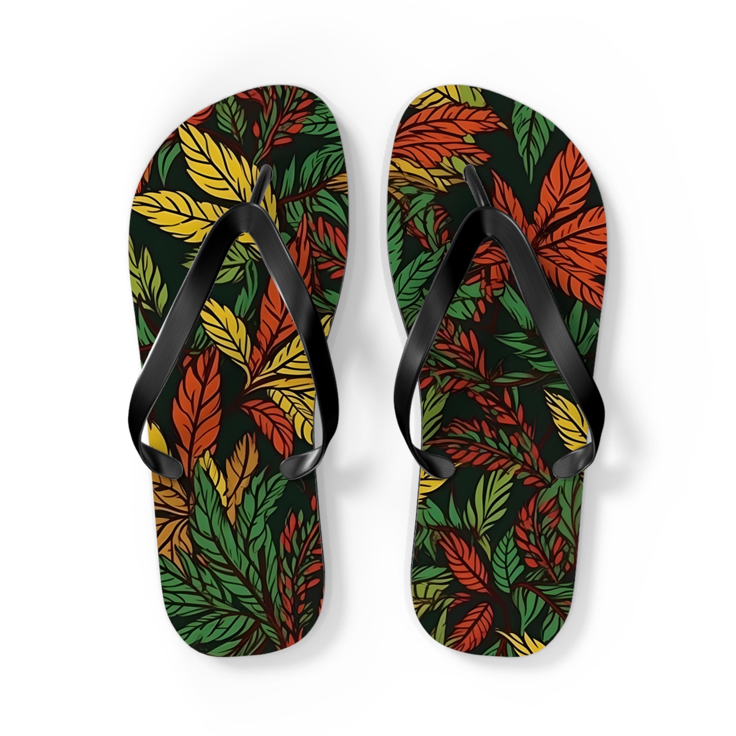 Reggae Plants Flip Flops