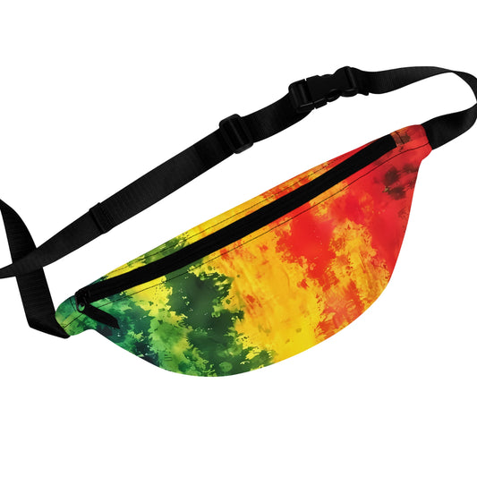 Reggae Watercolor Fanny Pack