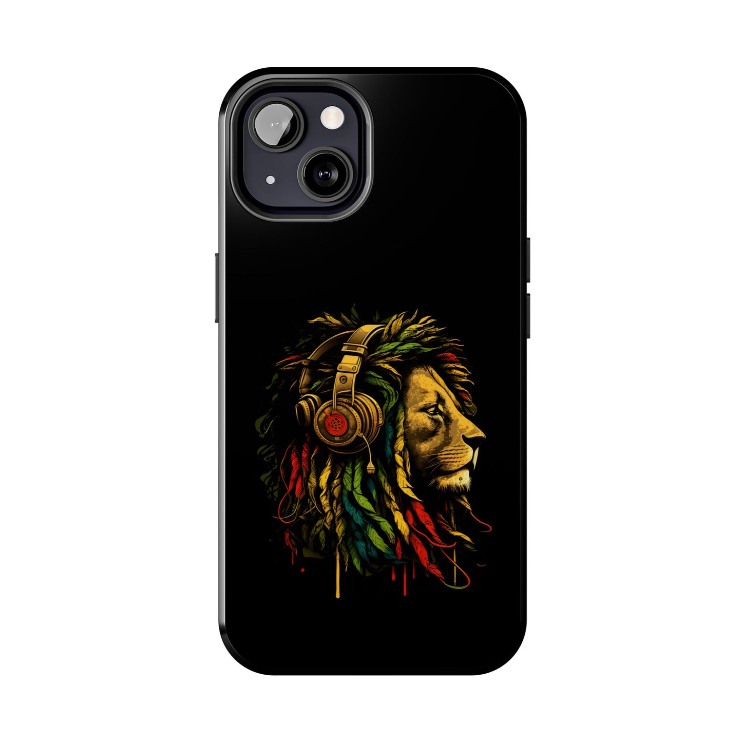 Rasta Reggae Lion Tough iPhone Case