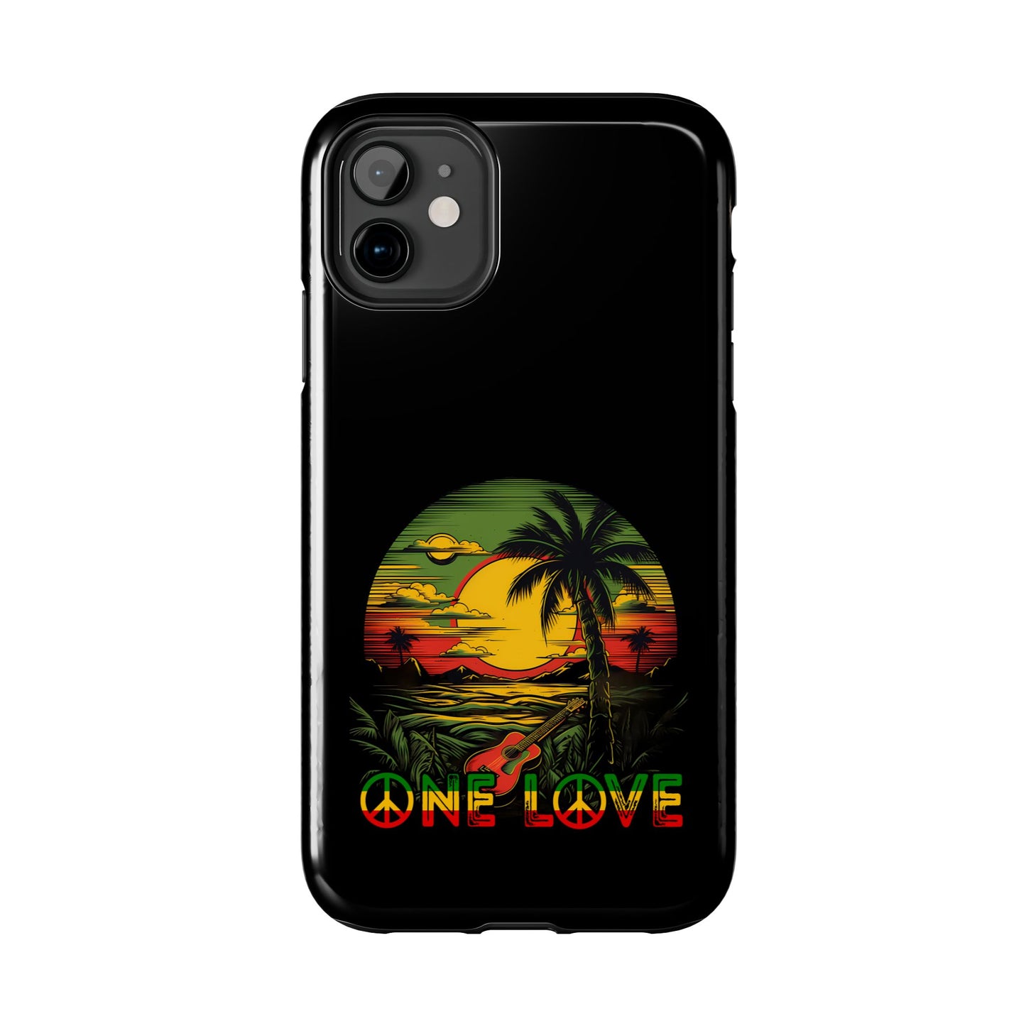 Reggae Sunset Guitar Tough iPhone Case