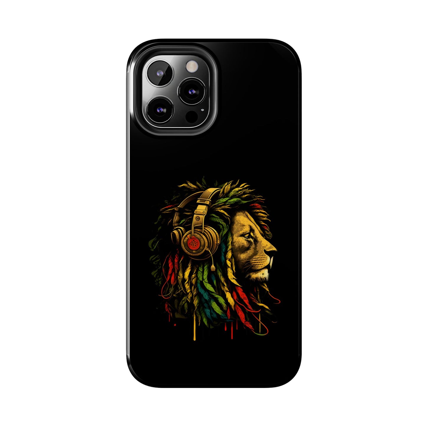 Rasta Reggae Lion Tough iPhone Case