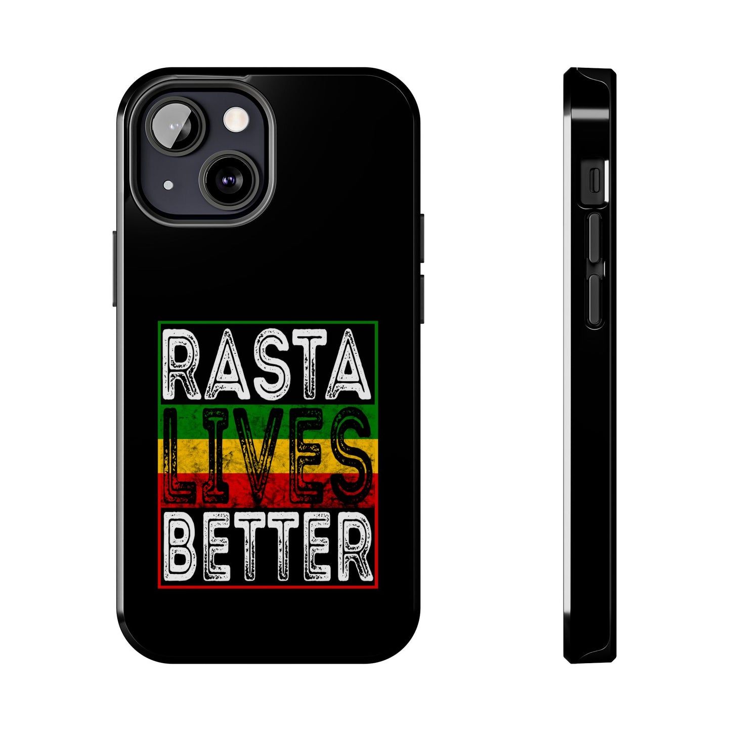 Rasta Lives Better Tough iPhone Case