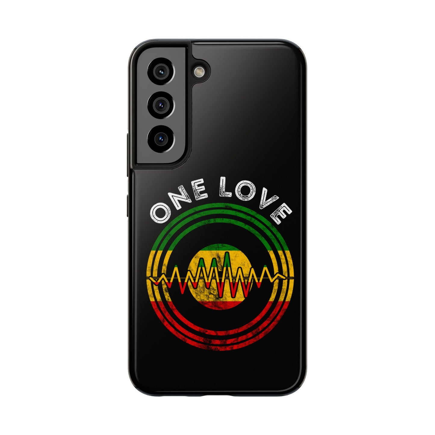 Reggae Music Vinyl Heartbeat Tough Samsung Galaxy Phone Case