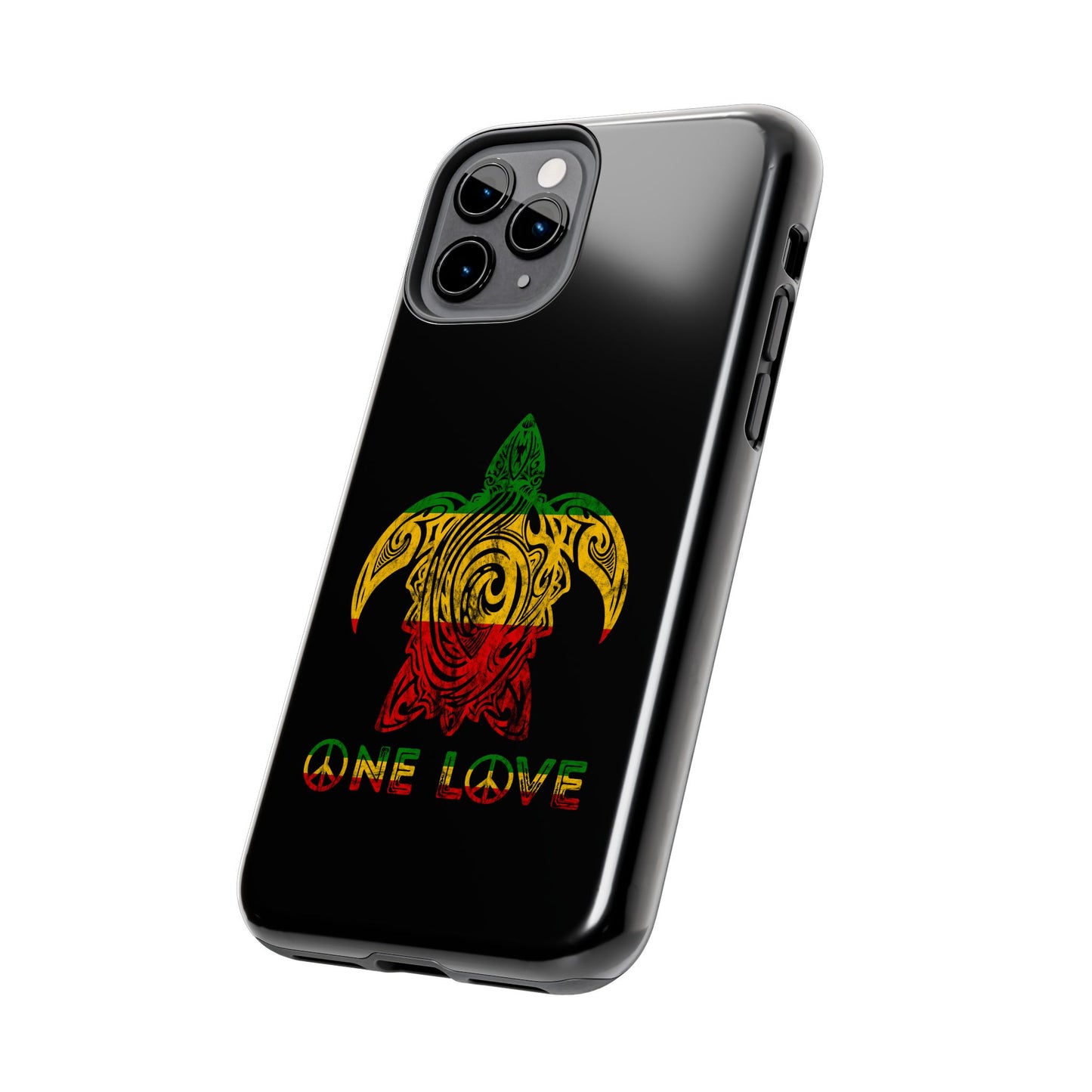 Tribal Turtle Tough iPhone Case