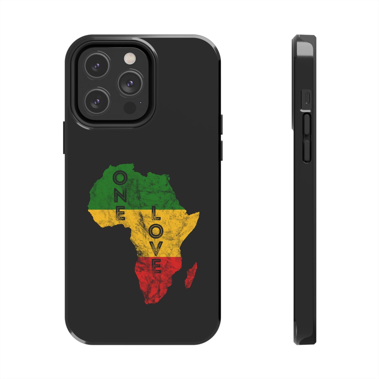 Reggae Africa Map Tough iPhone Case