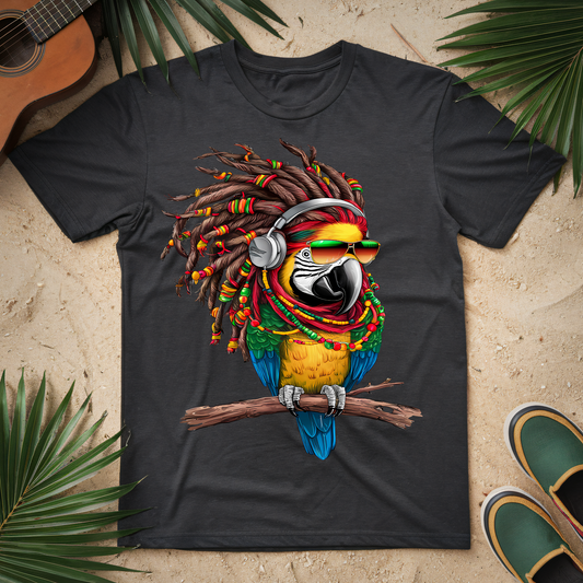 Rastafarian Parrot Bird T-Shirt