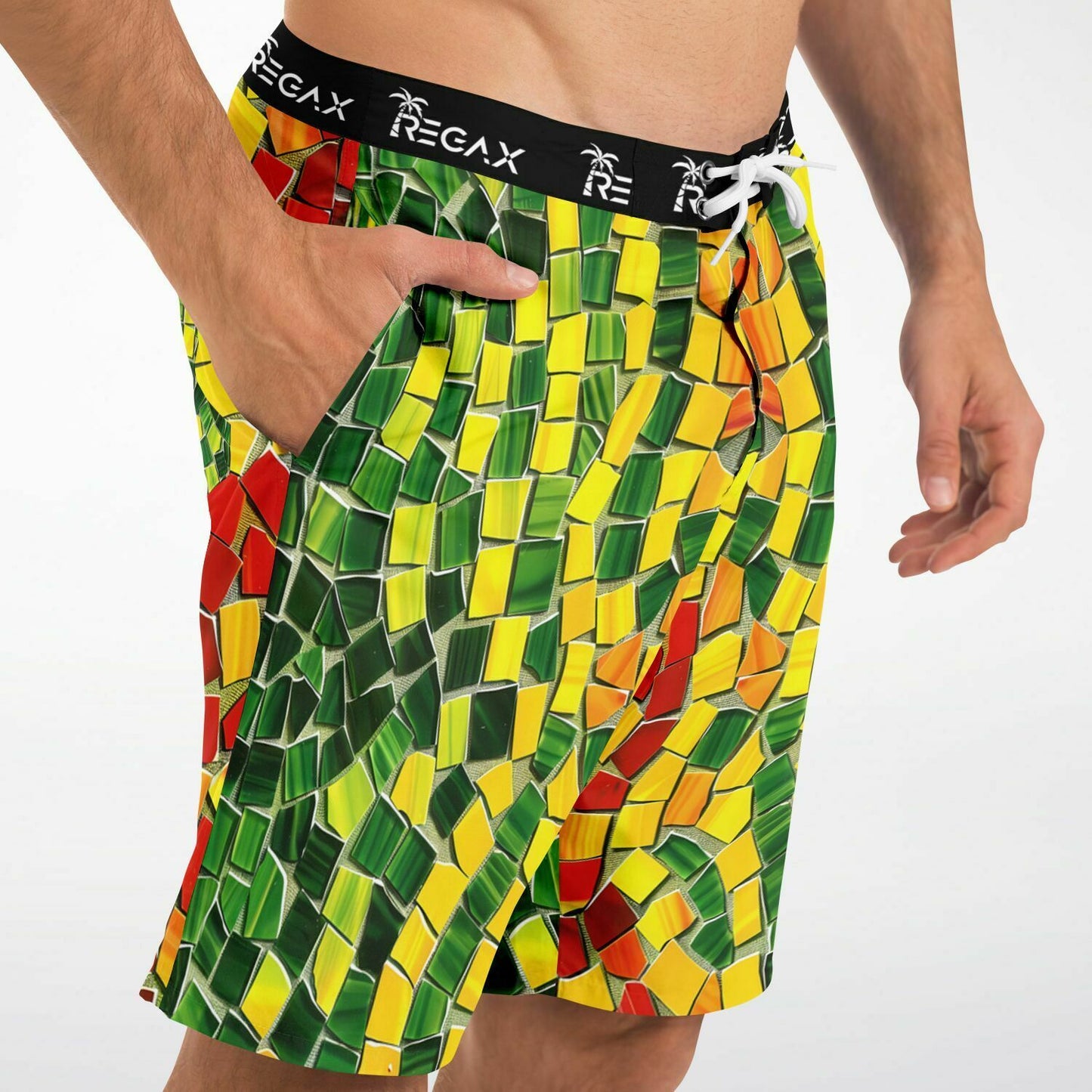 Reggae Mosaic Swim Shorts