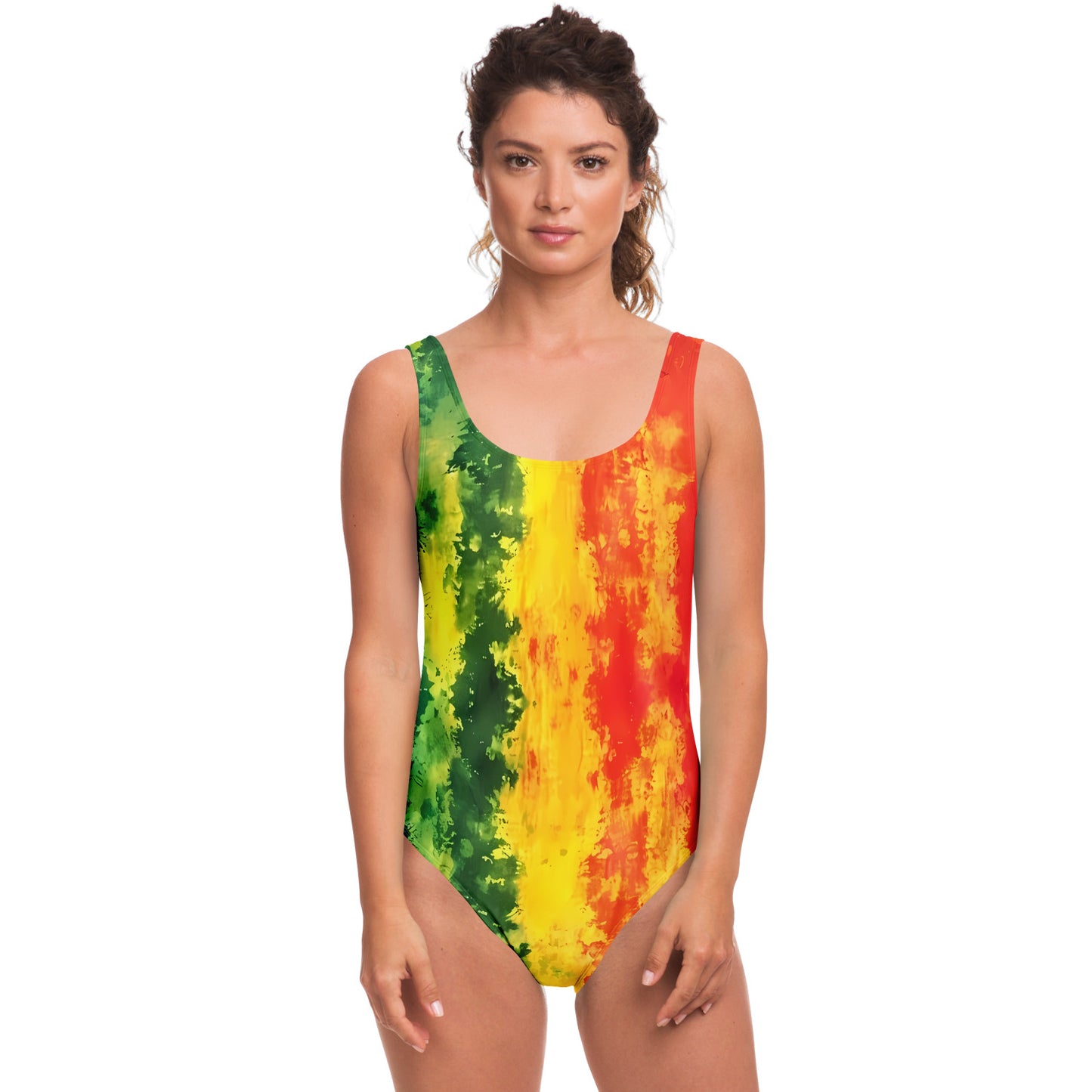 Reggae Watercolor Swimsuit