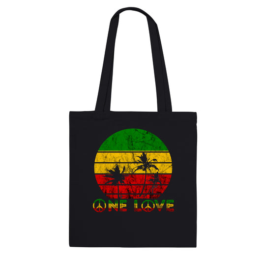 Reggae Sunset Palms Tote Bag