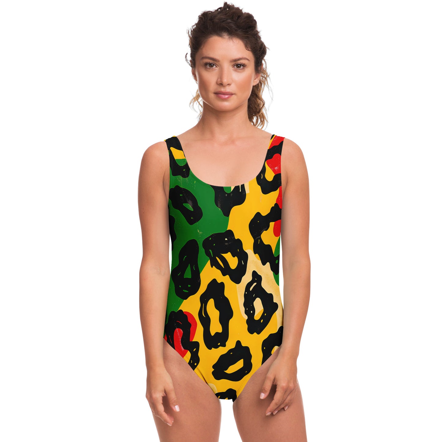 Reggae Leopard Pattern Swimsuit