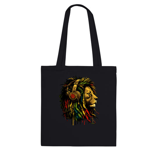 Rasta Reggae Lion Tote Bag