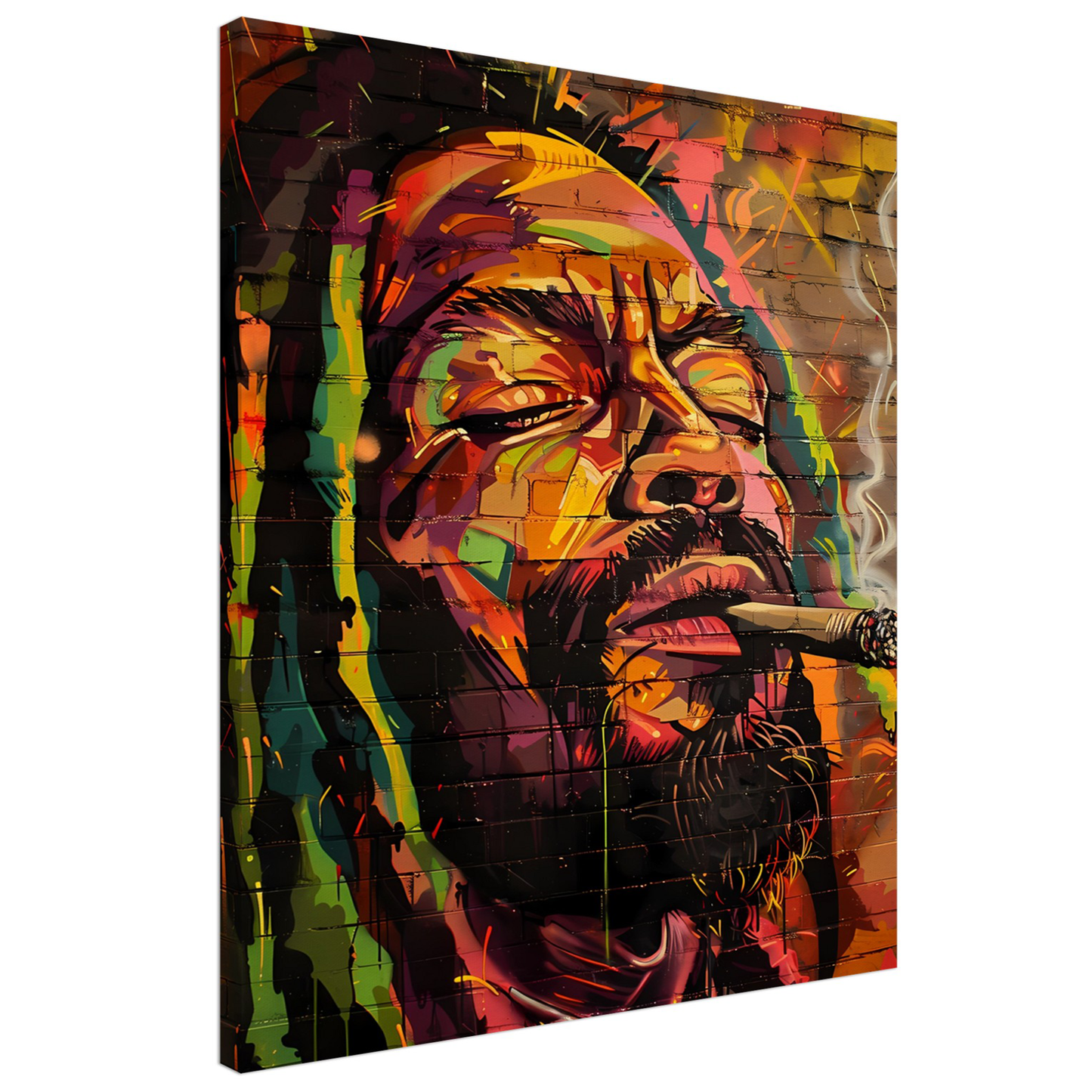 Rastaman Feelings Canva Wall Art