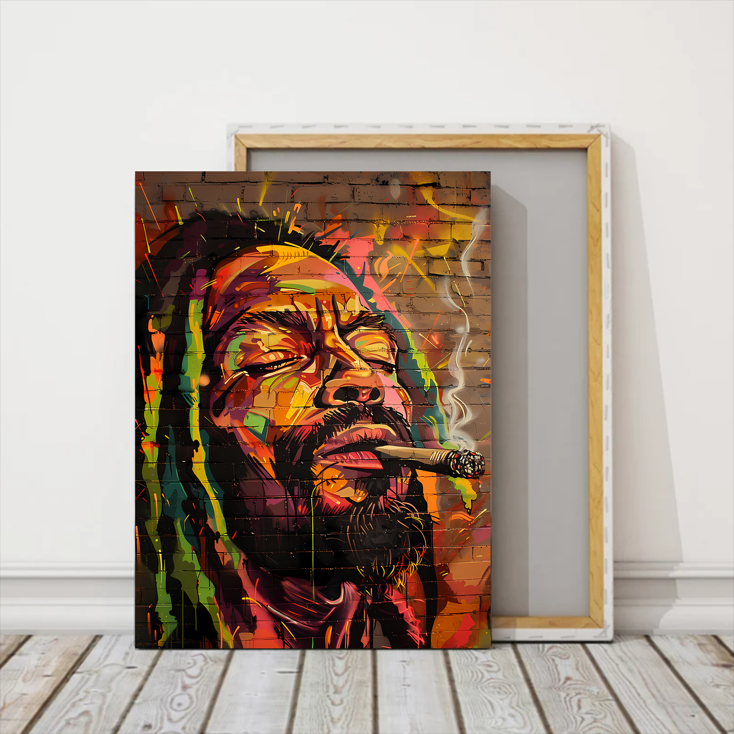 Rastaman Feelings Canva Wall Art