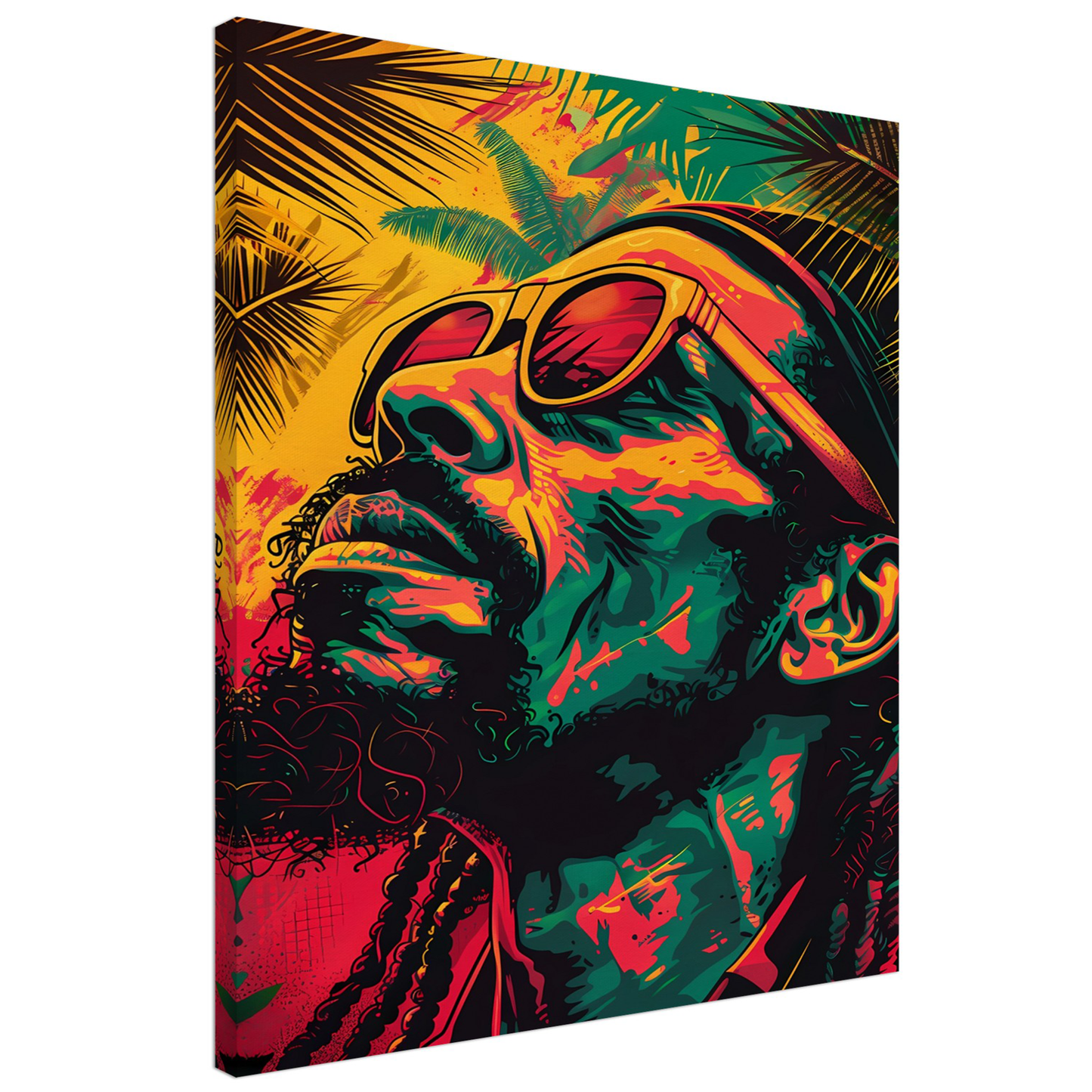 Reggae Vibes Canva Wall Art