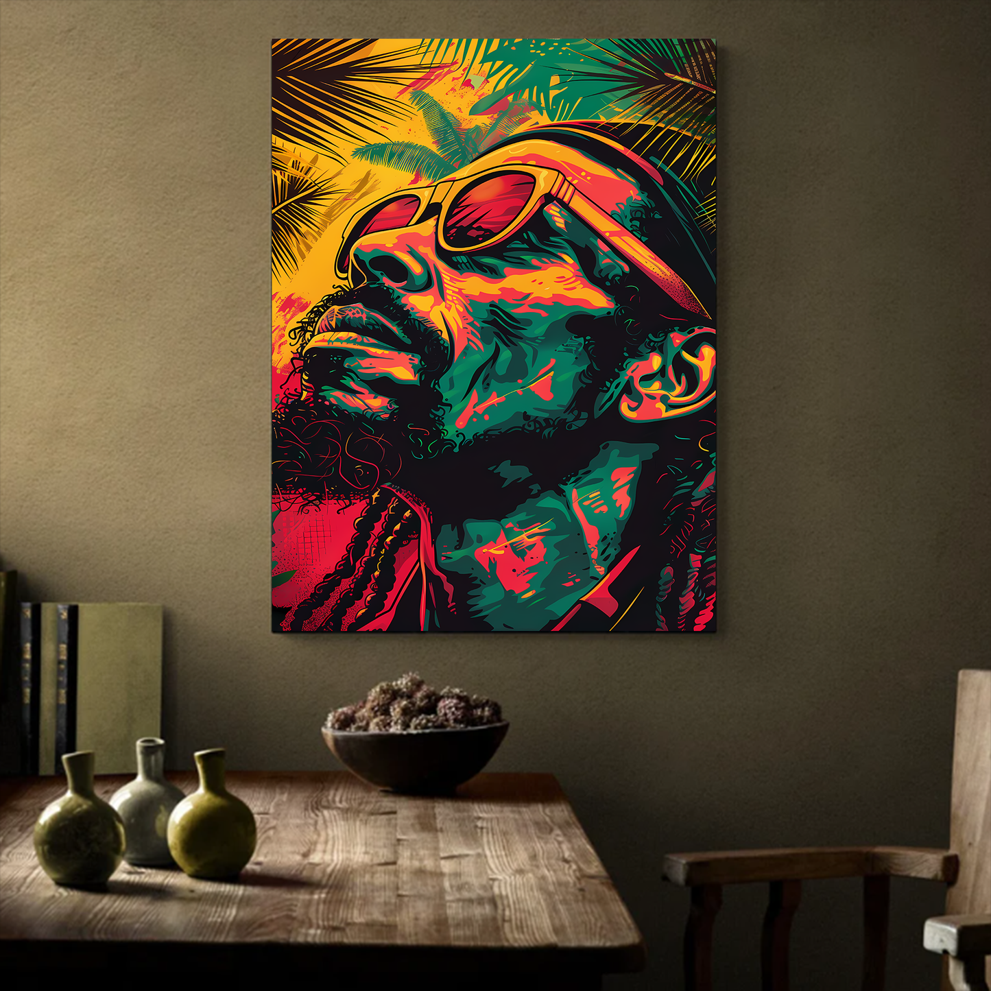 Reggae Vibes Canva Wall Art