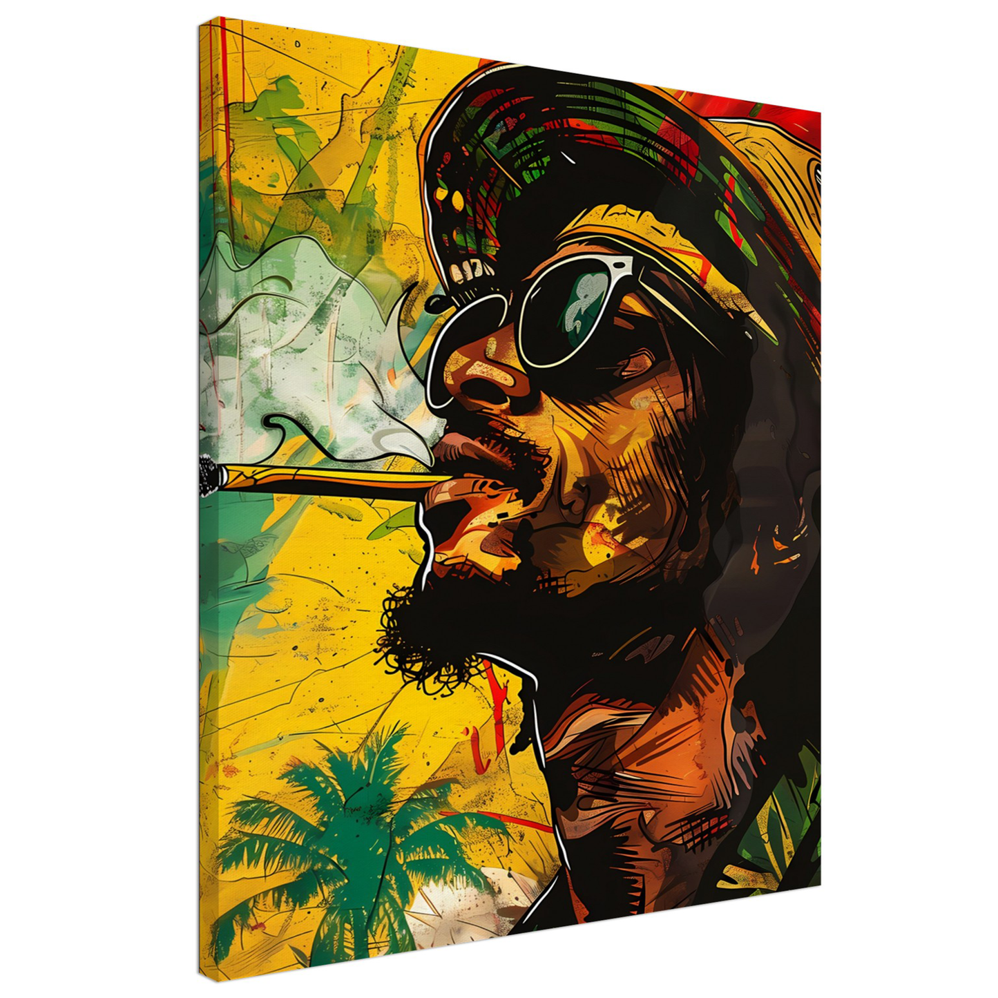 Reggae Man Canva Wall Art