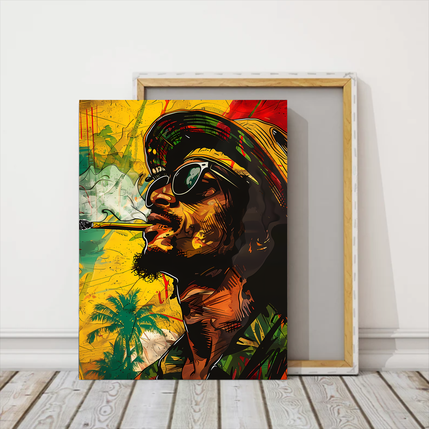 Reggae Man Canva Wall Art