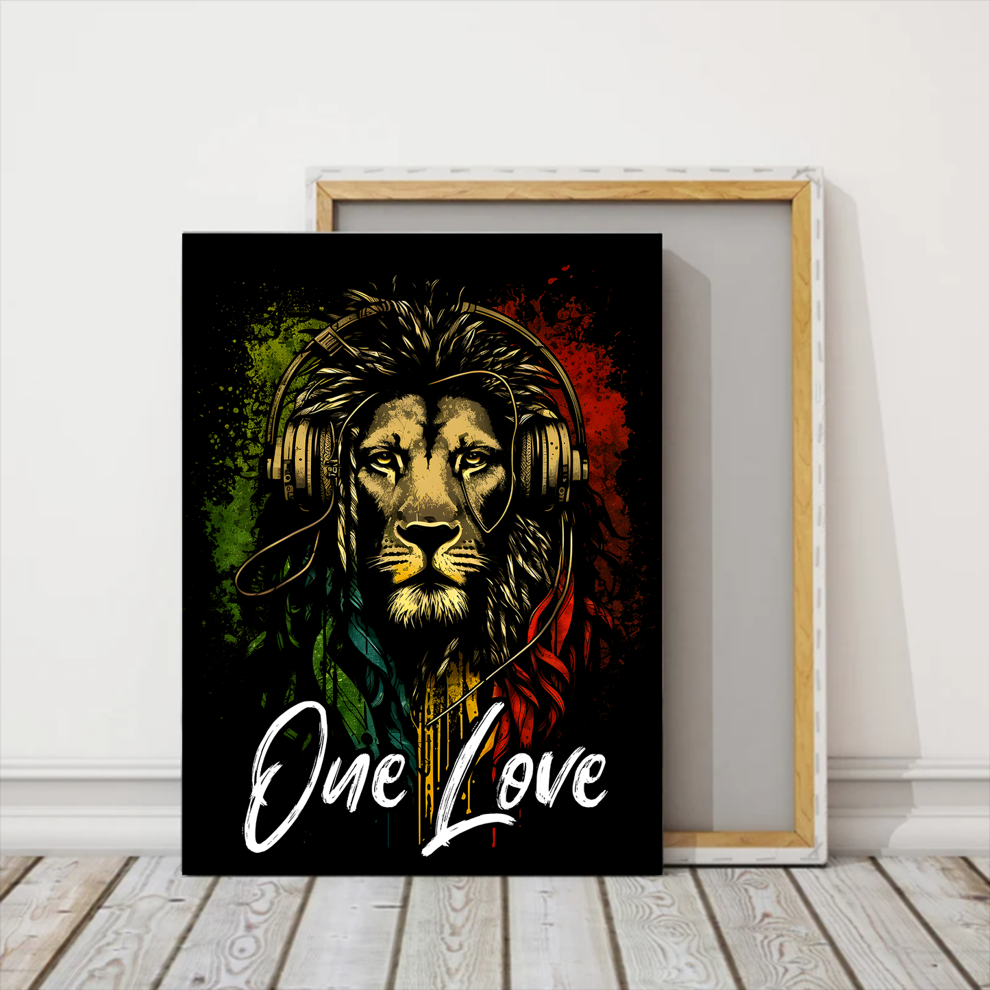 Reggae Music Lion One Love Canva