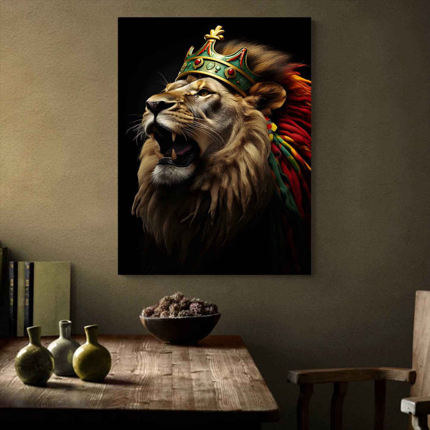 Lion Of Judah Canva Wall Art