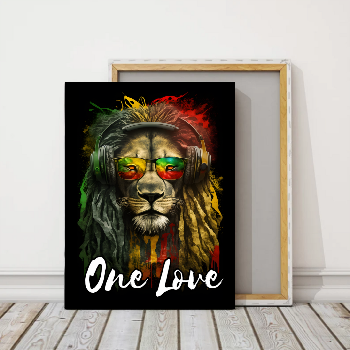 Reggae Music Lion One Love Canva