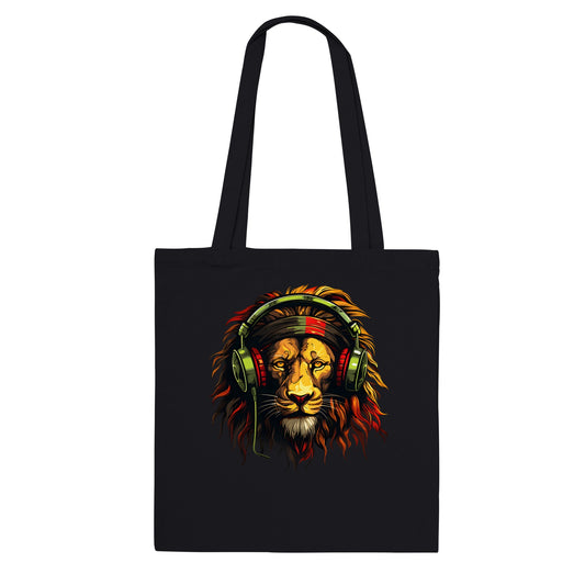 Caribbean Reggae Lion Tote Bag