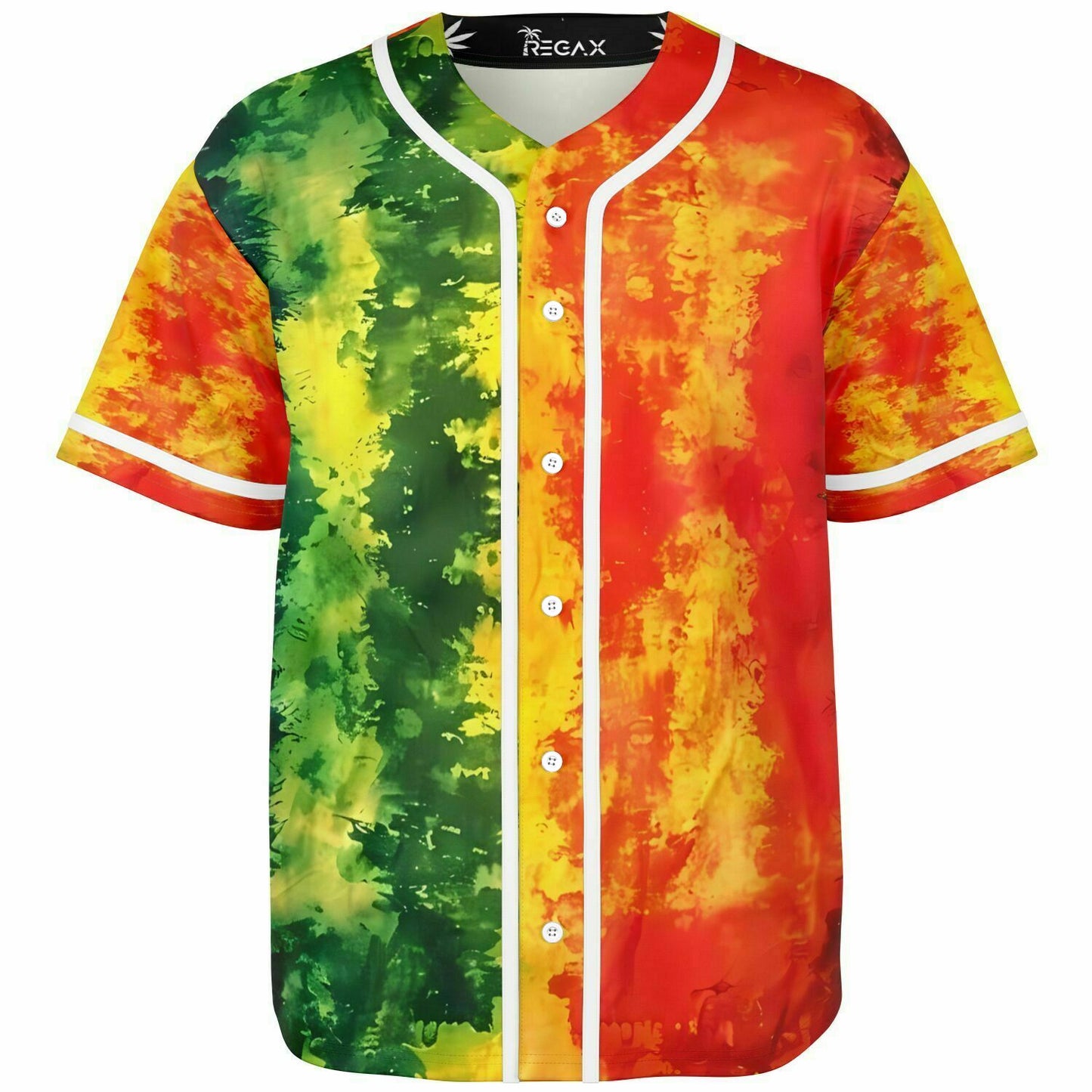 Reggae Watercolor Baseball Jersey